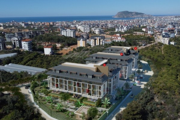 (English) STUNNING FLATS FOR SALE IN OBA, ALANYA